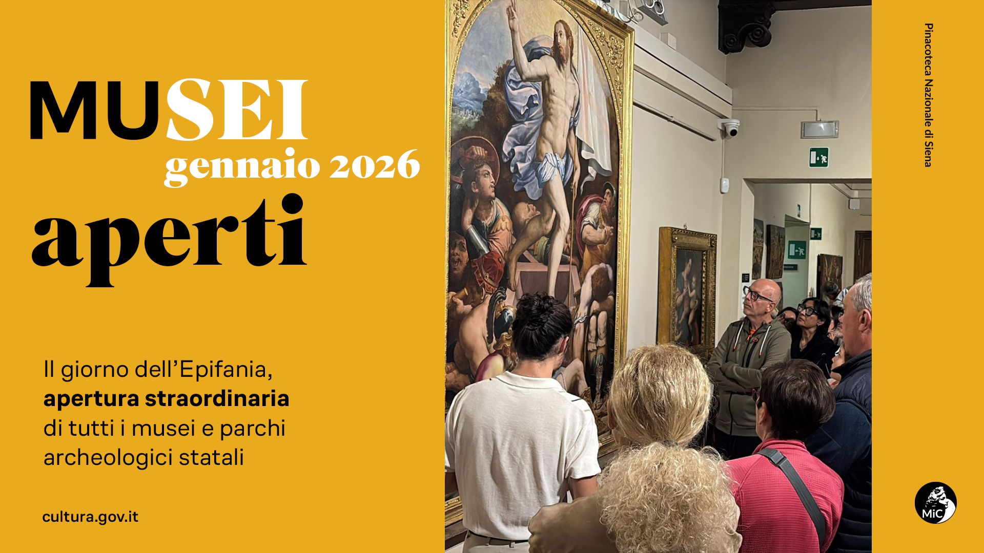 Epifania 2026 : Pinacoteca Nazionale di Siena